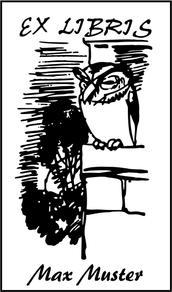 Holzstempel Exlibris Motiv 07 